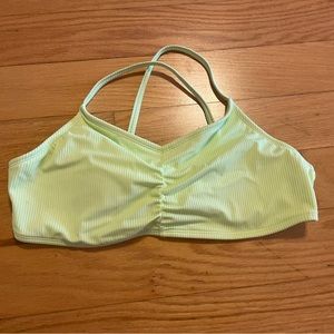 Art Class Neon Green Bikini Top